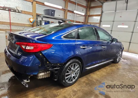 2015 Hyundai Sonata Sport z USA, uszkodzony, nr VIN 5NPE34AF6FH100302